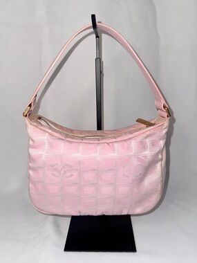Chanel Light Pink Travel Line Mini
Hobo Shoulder Bag